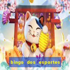 bingo dos esportes para imprimir